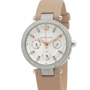 Michael Kors Ladies Crystal Bezel Watch